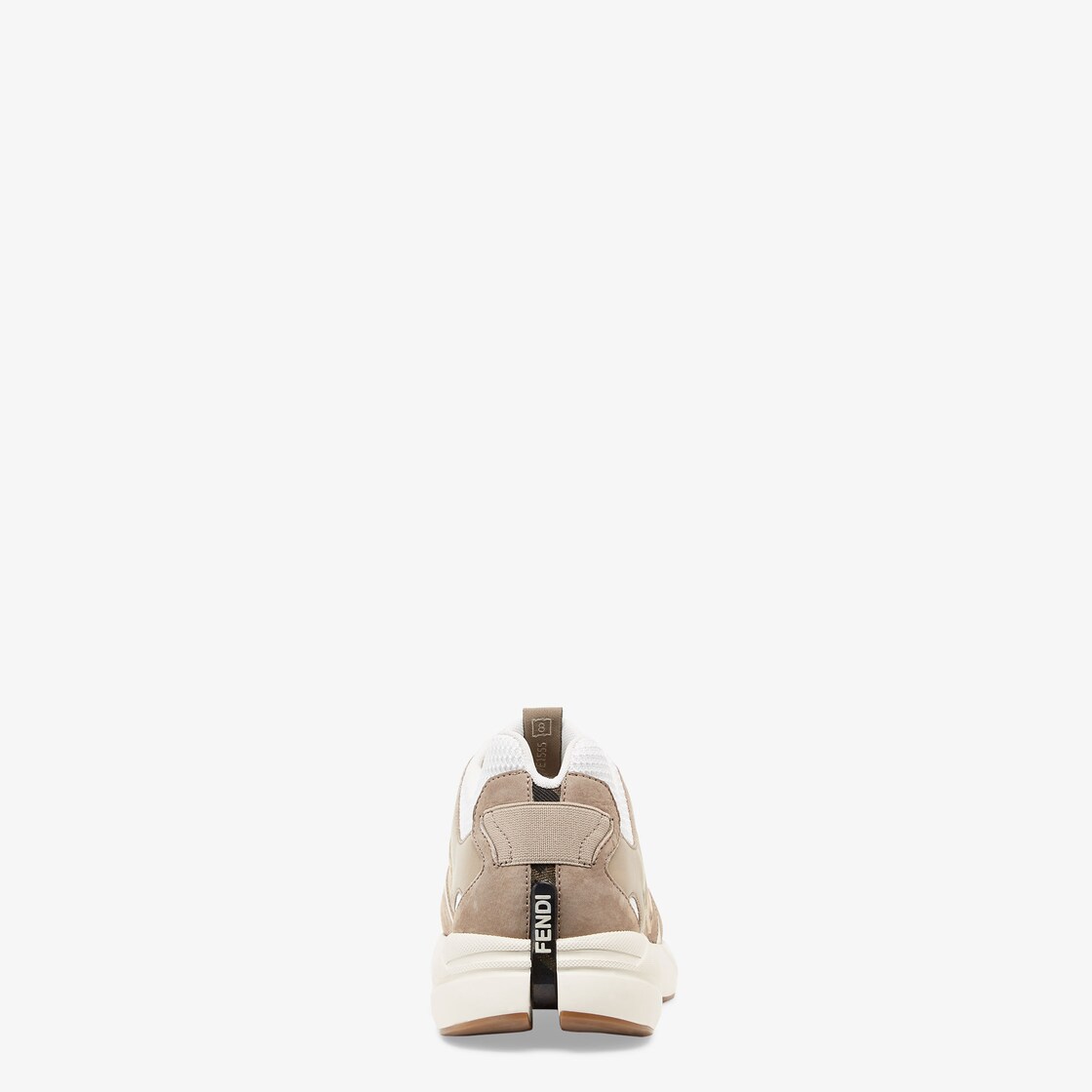 Faster Trainers - Beige nubuck leather low-tops | Fendi