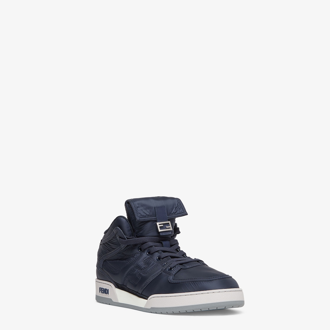 Fendi Match Blue nylon high-tops Blue - Image 3/4