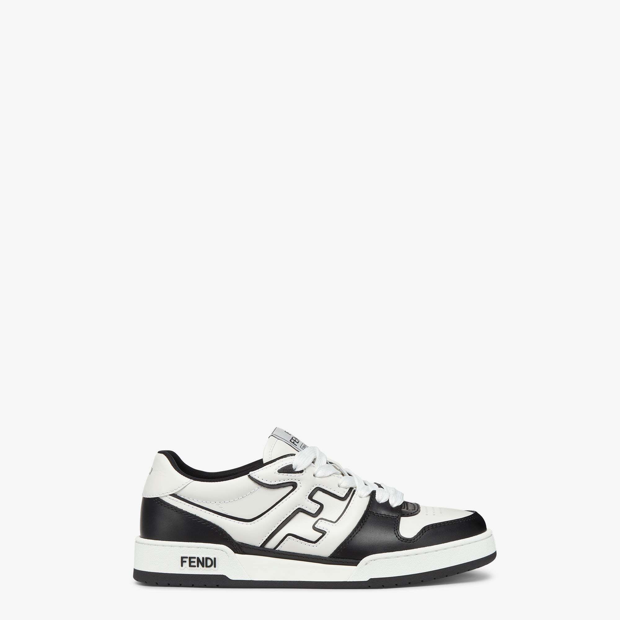 Fendi Match Sneakers Black leather low tops Fendi