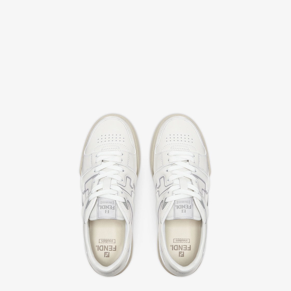 Fendi Match Sneakers White leather low-tops White - Image 5/6