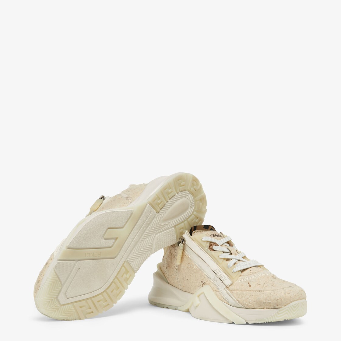 Fendi Flow Sneakers Kengo Kuma x Fendi Natural Washi paper running sneakers White - Image 6/7