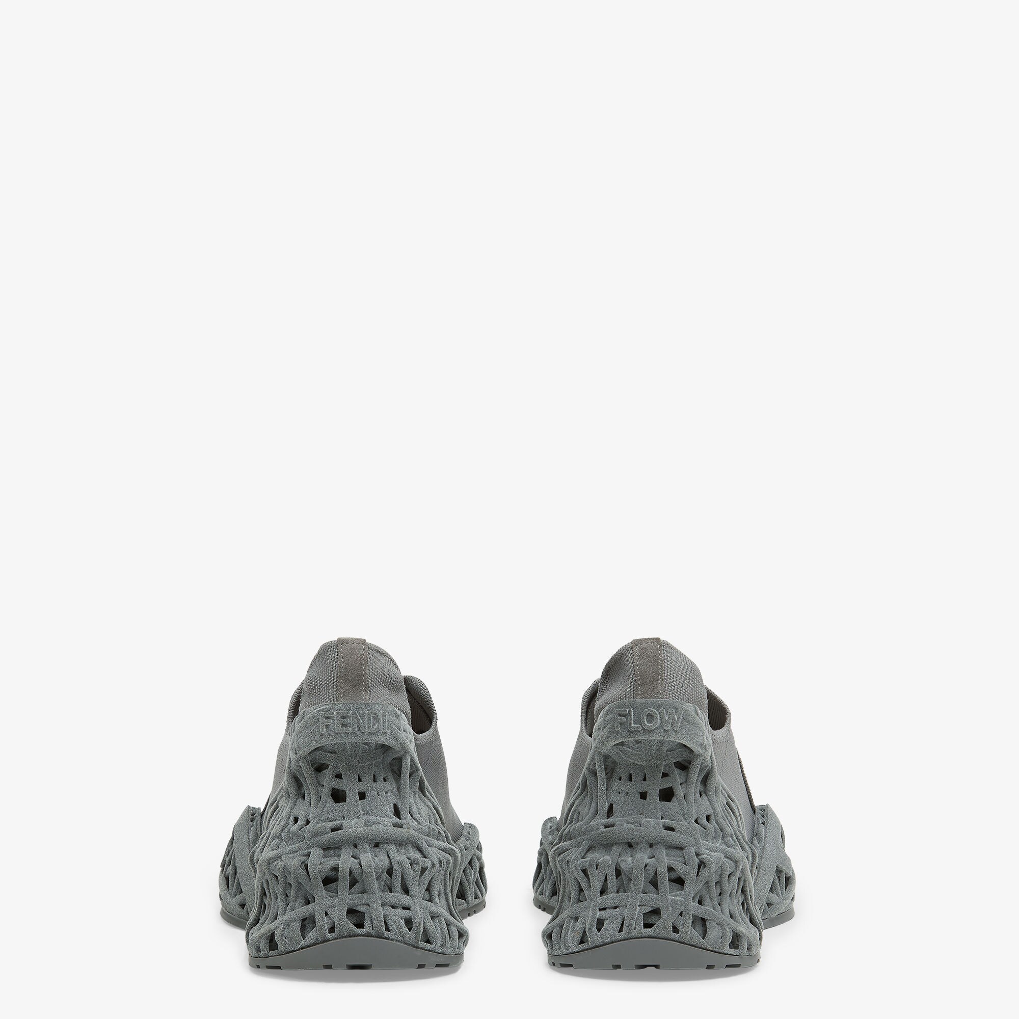 Fendi Flow Sneakers Kengo Kuma x Fendi Fabric Grey | Fendi