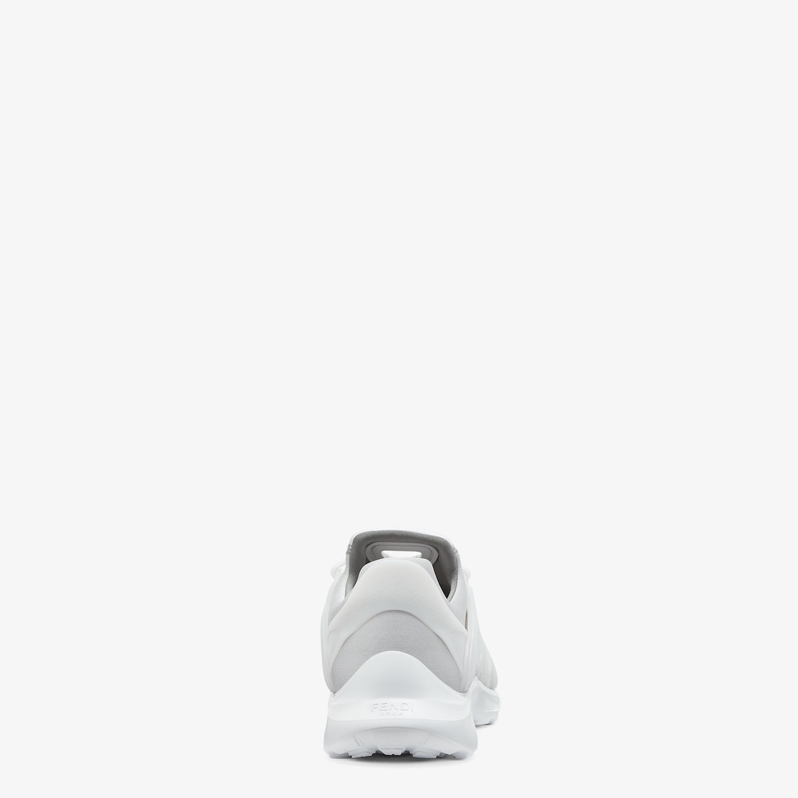 Fendi Tag Sneakers - White technical mesh running sneakers | Fendi