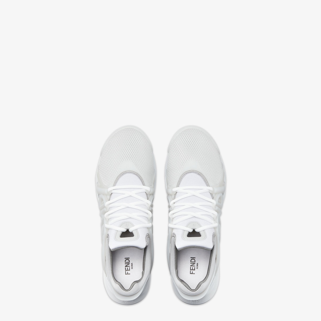 All white fendi shoes hotsell