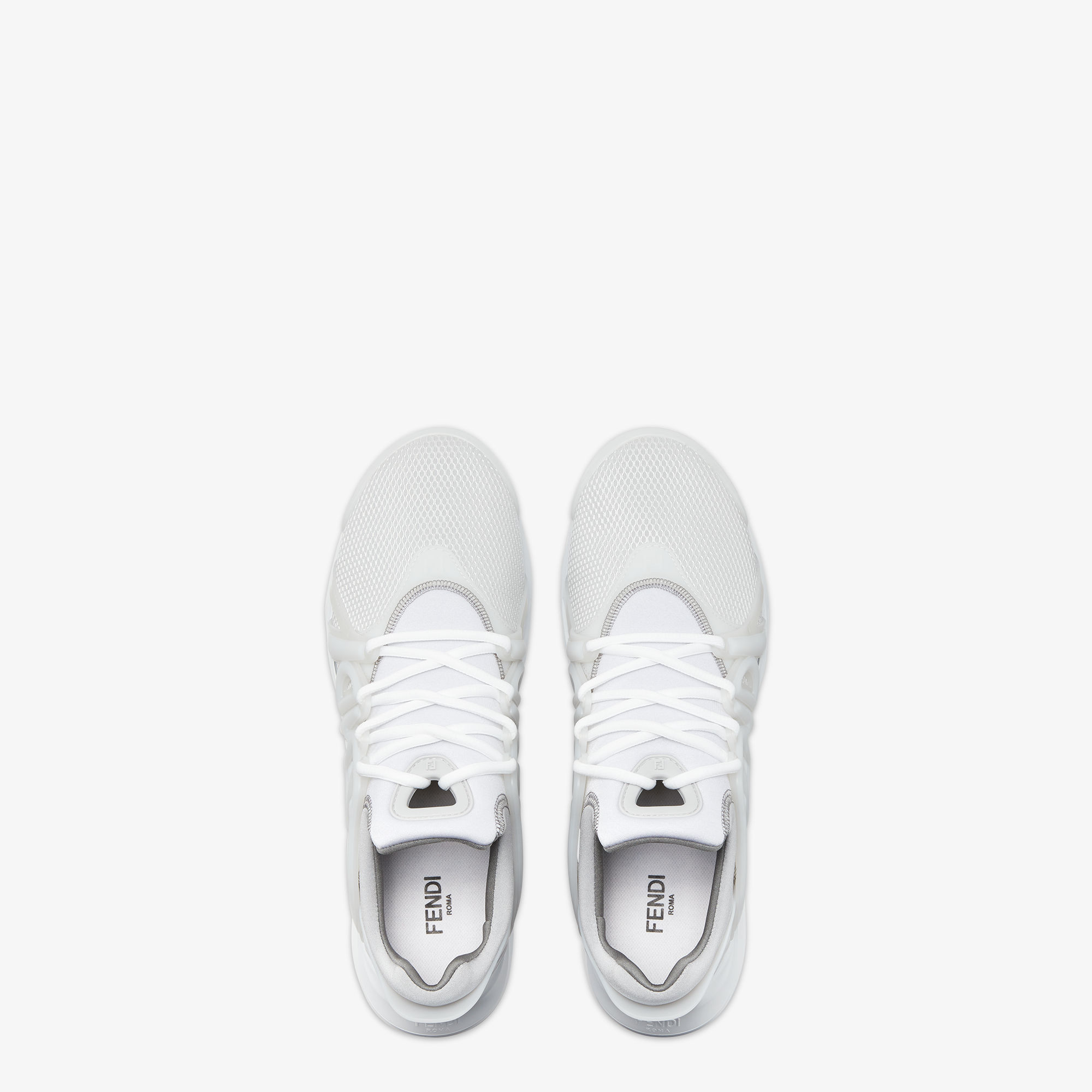 Fendi runners white hot sale