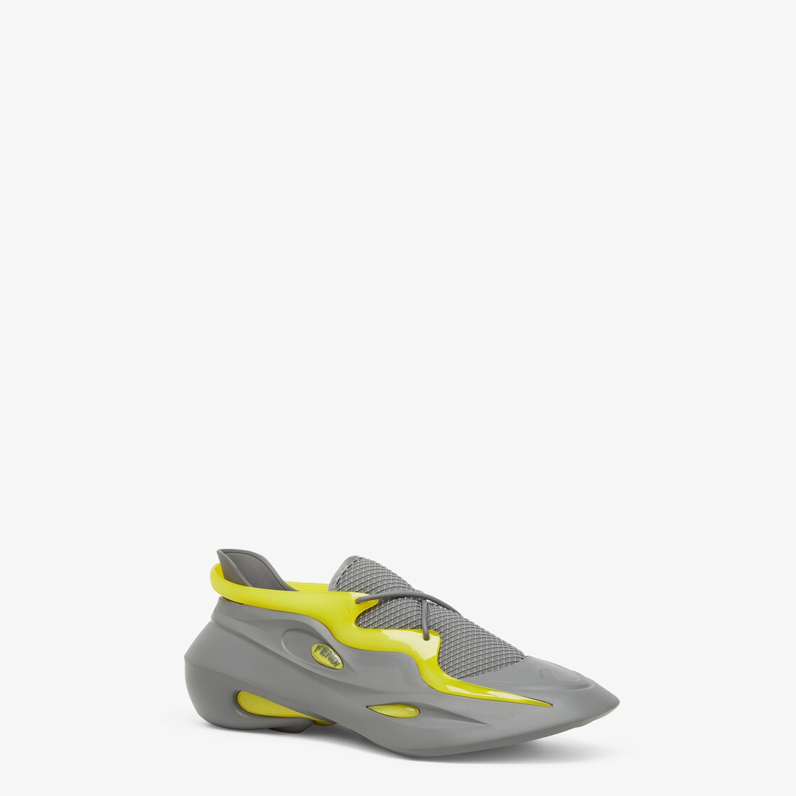 Fendi Mad Sneakers Grey Lycra® running shoe Grey - Image 3/7