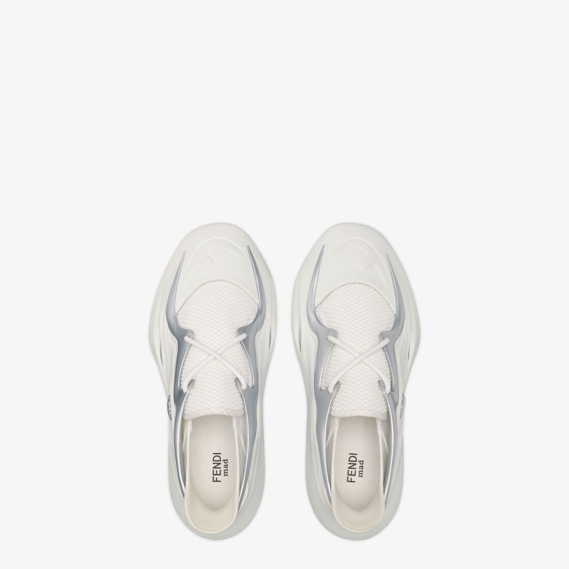 Fendi Mad Sneakers White Lycra® running shoe White - Image 5/7