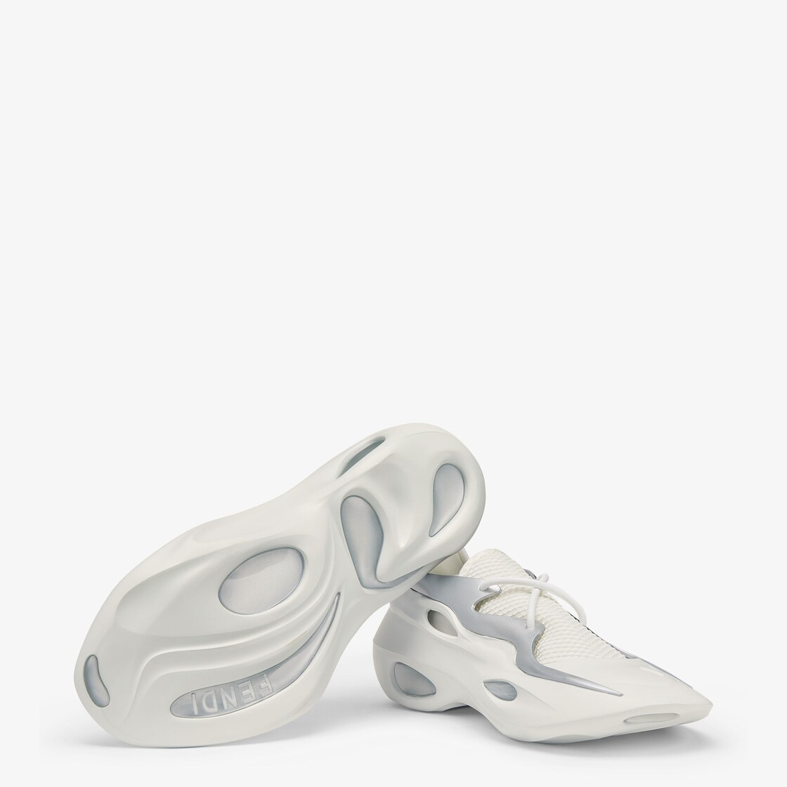 Fendi Mad Sneakers White Lycra® running shoe White - Image 6/7