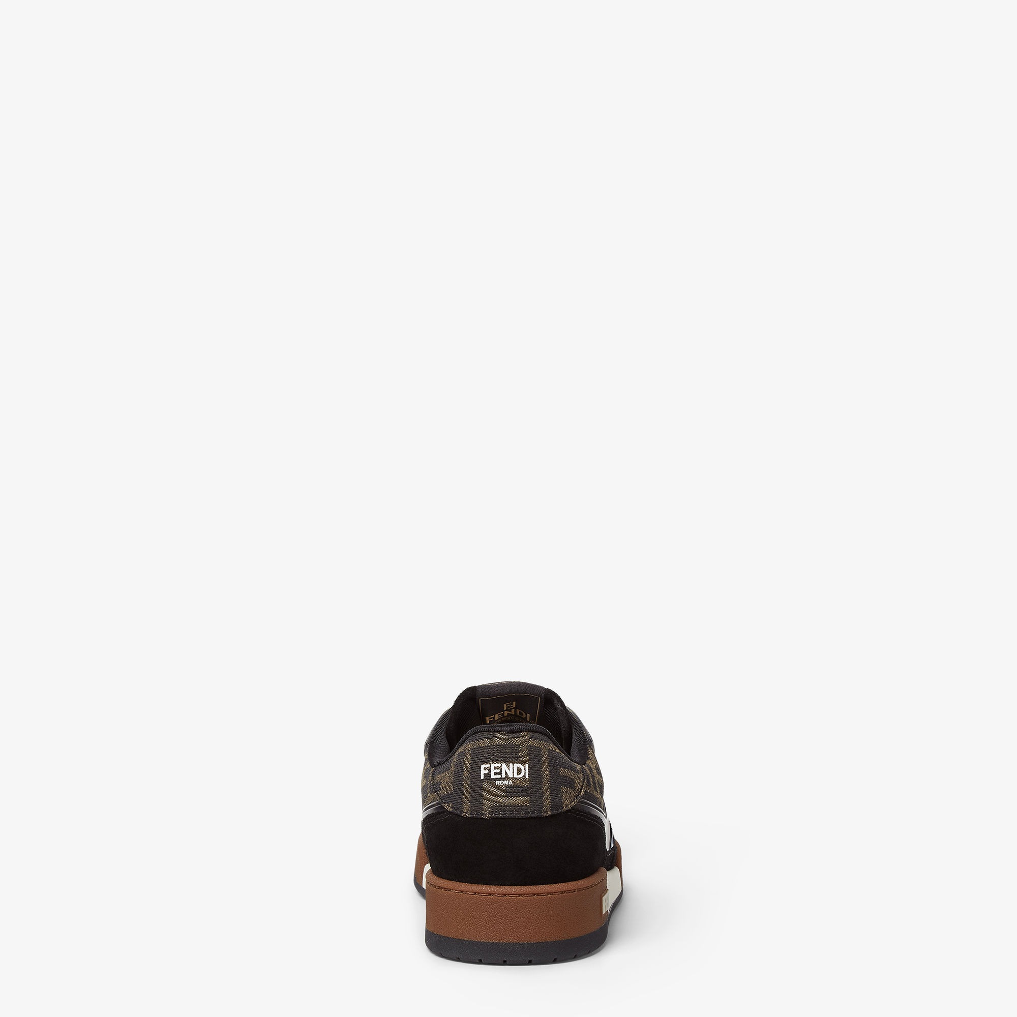 Fendi Match Sneakers Fabric Brown | Fendi