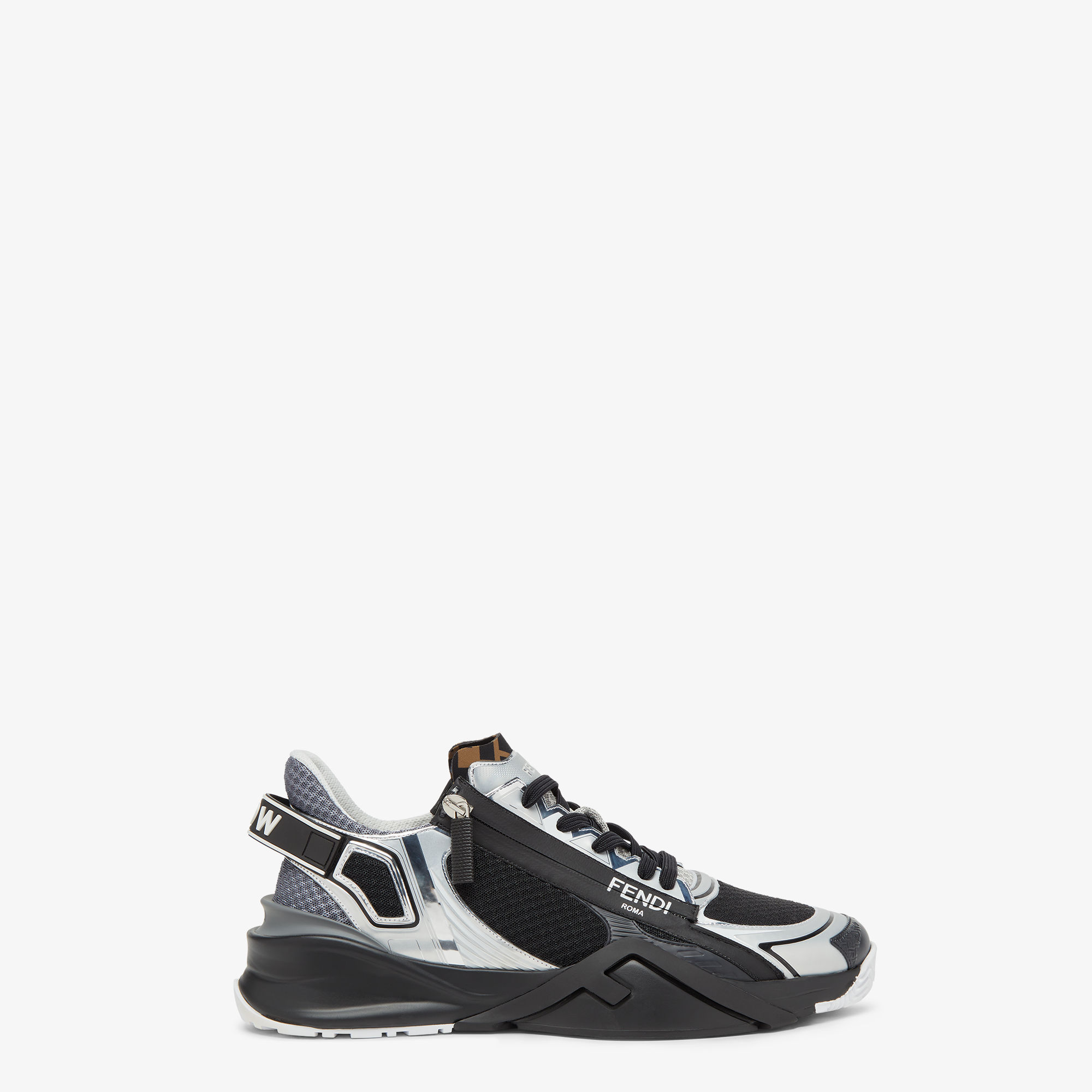 スニーカー FENDI Sneakers Men Fabric White/Black SNEAKERS FLOW FF for Men - Fendi | Biffi