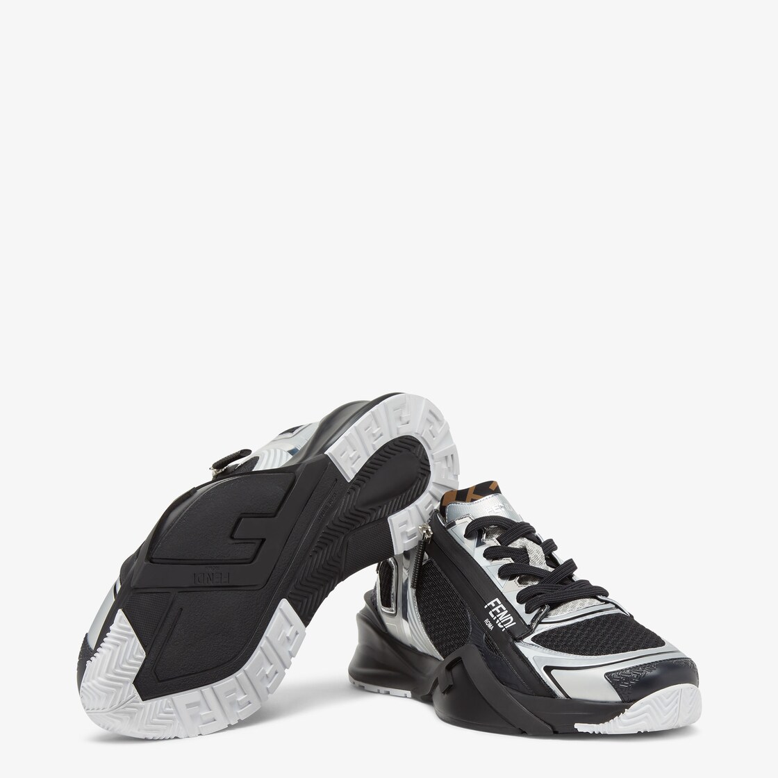 Fendi Flow Sneakers Black technical mesh running sneakers Black - Image 5/6