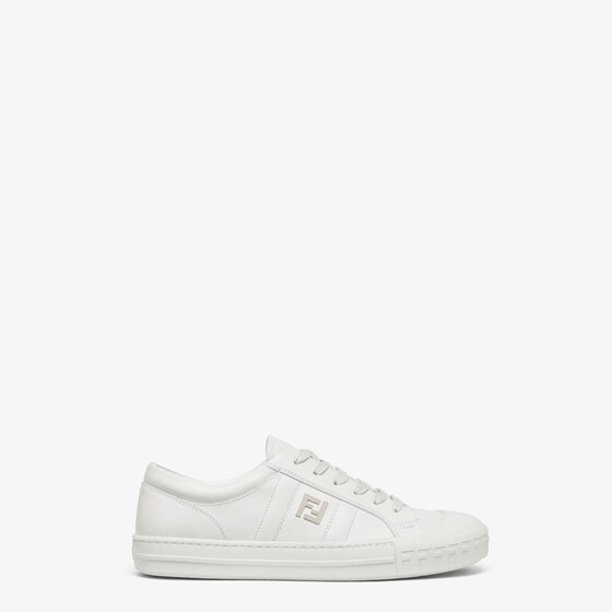 Fendi Valentino Garavani Multicolor Fabric And Mesh True Act Sneakers In White
