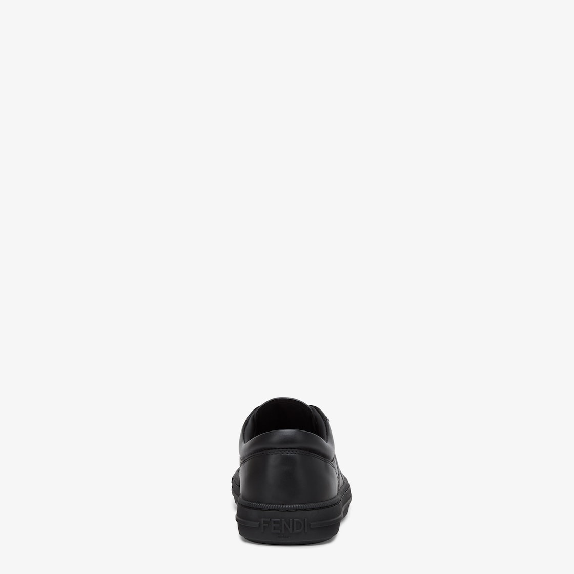 Domino sneakers Black leather low-tops Black - Image 3/5