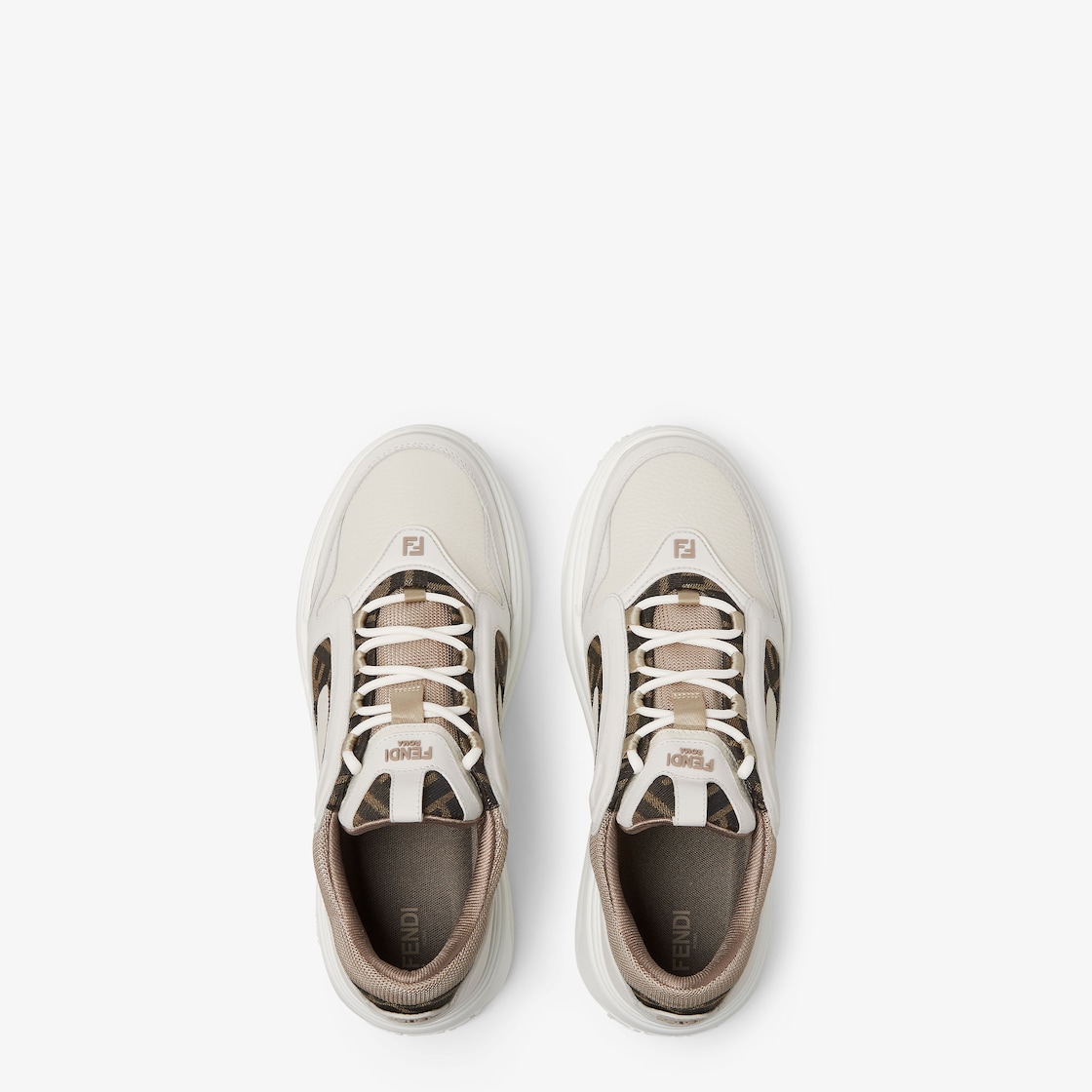 Fendi Force sneakers White leather low-tops White - Image 5/6