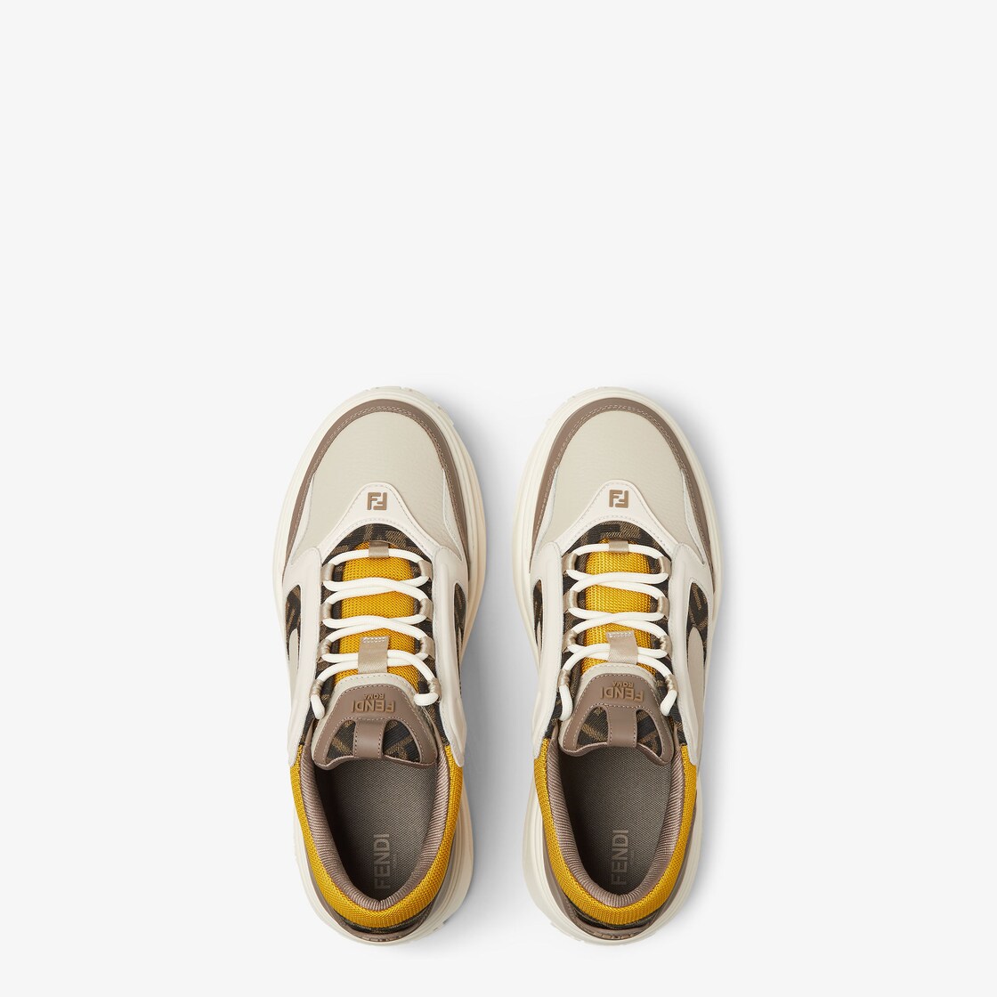 Fendi Force sneakers Leather Brown - Image 5/6