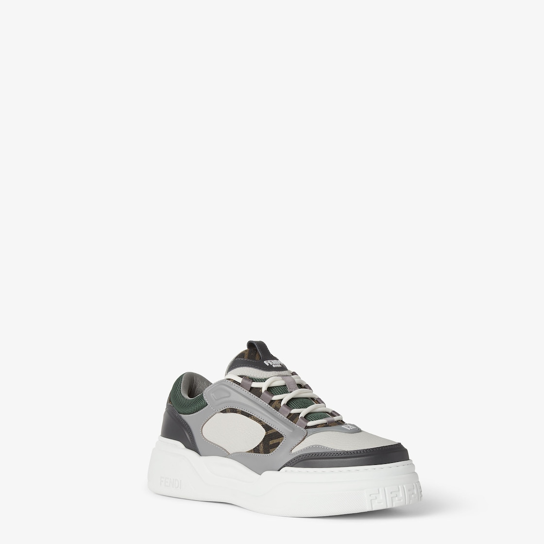 Fendi Force Trainers White leather low-tops White - Image 2/4