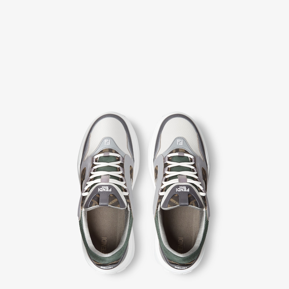 Fendi Force Trainers White leather low-tops White - Image 4/4