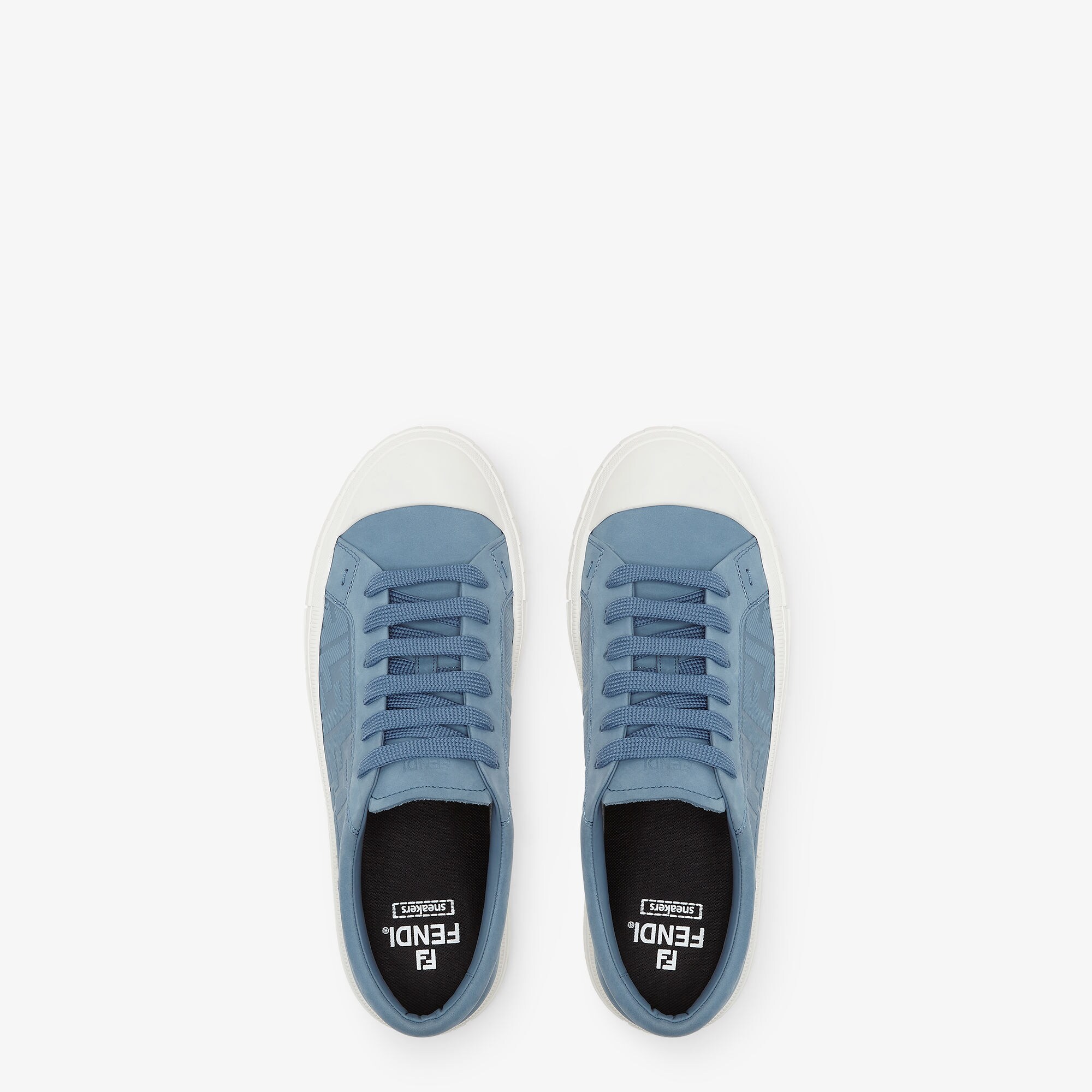 スニーカー Fendi Light Blue Leather Domino Sneakers 7E1772AN8BF12KC_04?wid=2000&