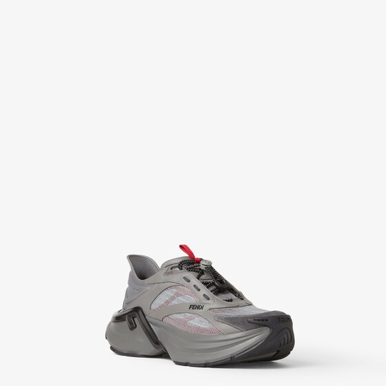 Fendi Slip-on running sneakers featuring elastic laces with lock | Thumbnail 2