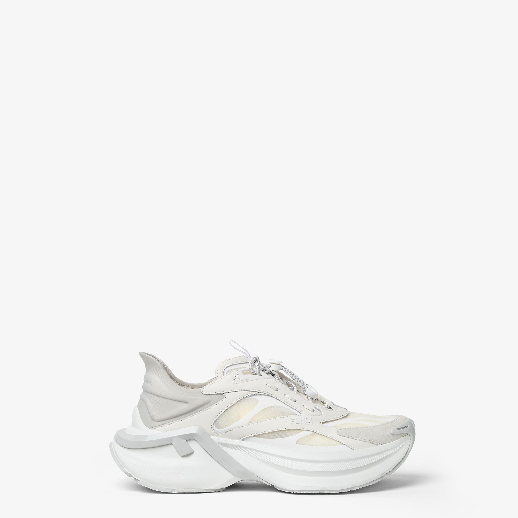 フェンディ F-ライト スニーカー テクニカルファブリック ホワイト | Fendi