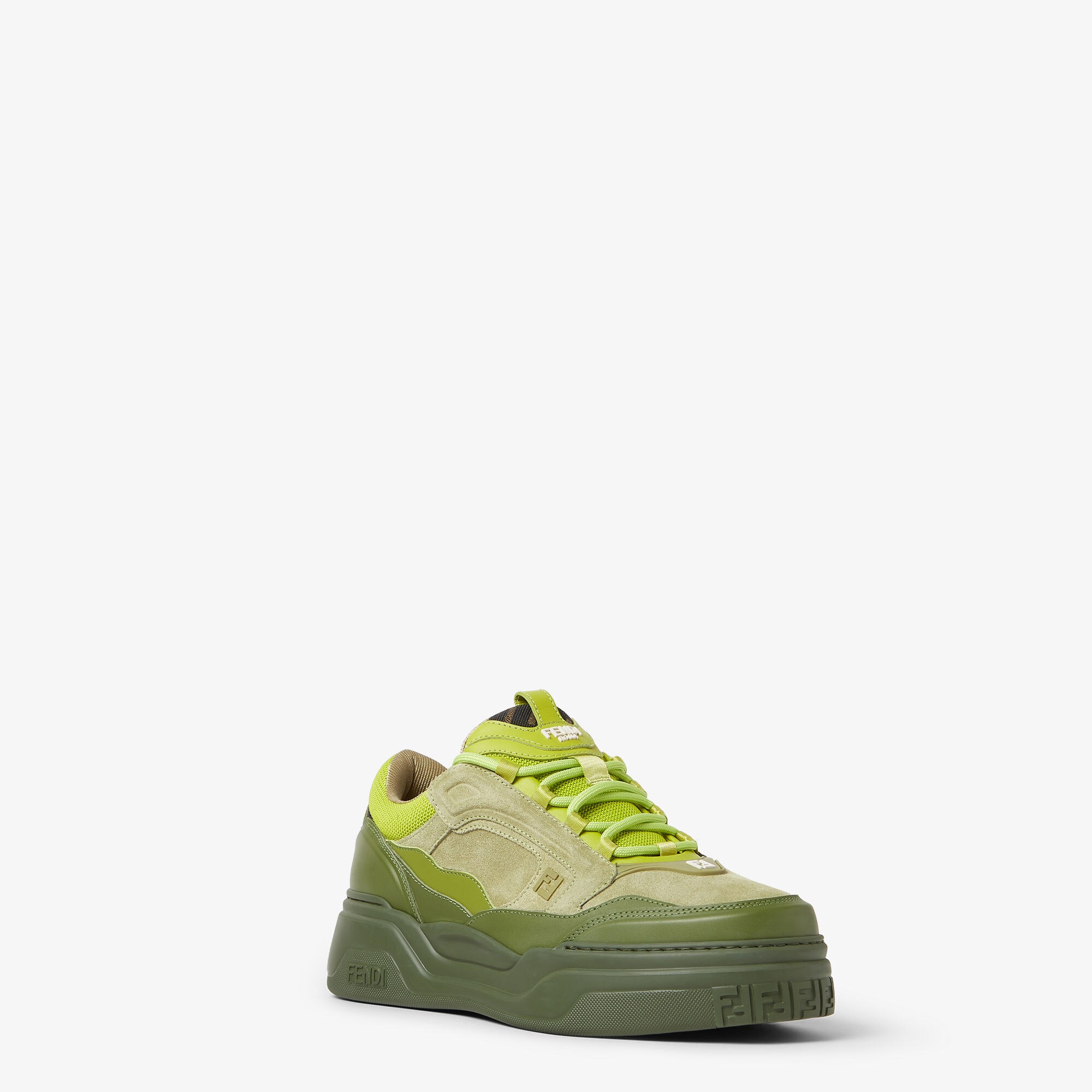 Fendi Force Trainers - Green | FENDI CA