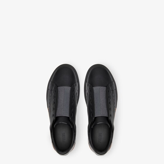 Fendi City slip-on trainers with a wide black elastic | Thumbnail 4
