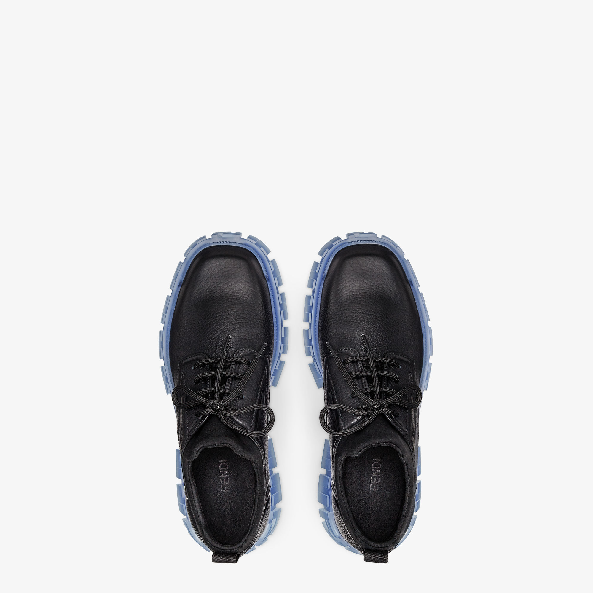 fendi force leather sneaker