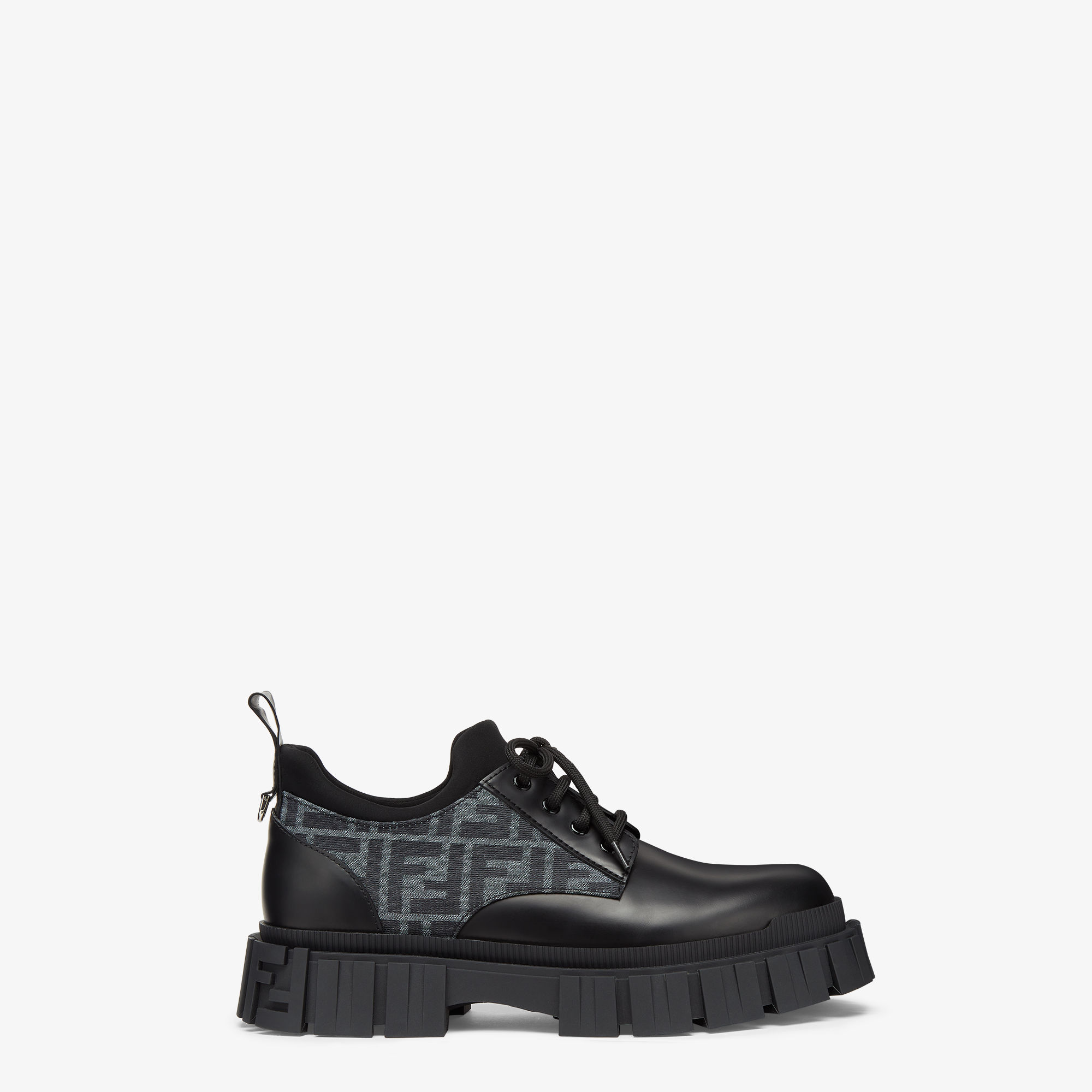 フェンディ フォース レースアップ レザー ブラック | Fendi フェンディ フォース レースアップ レザー ブラック | Fendi