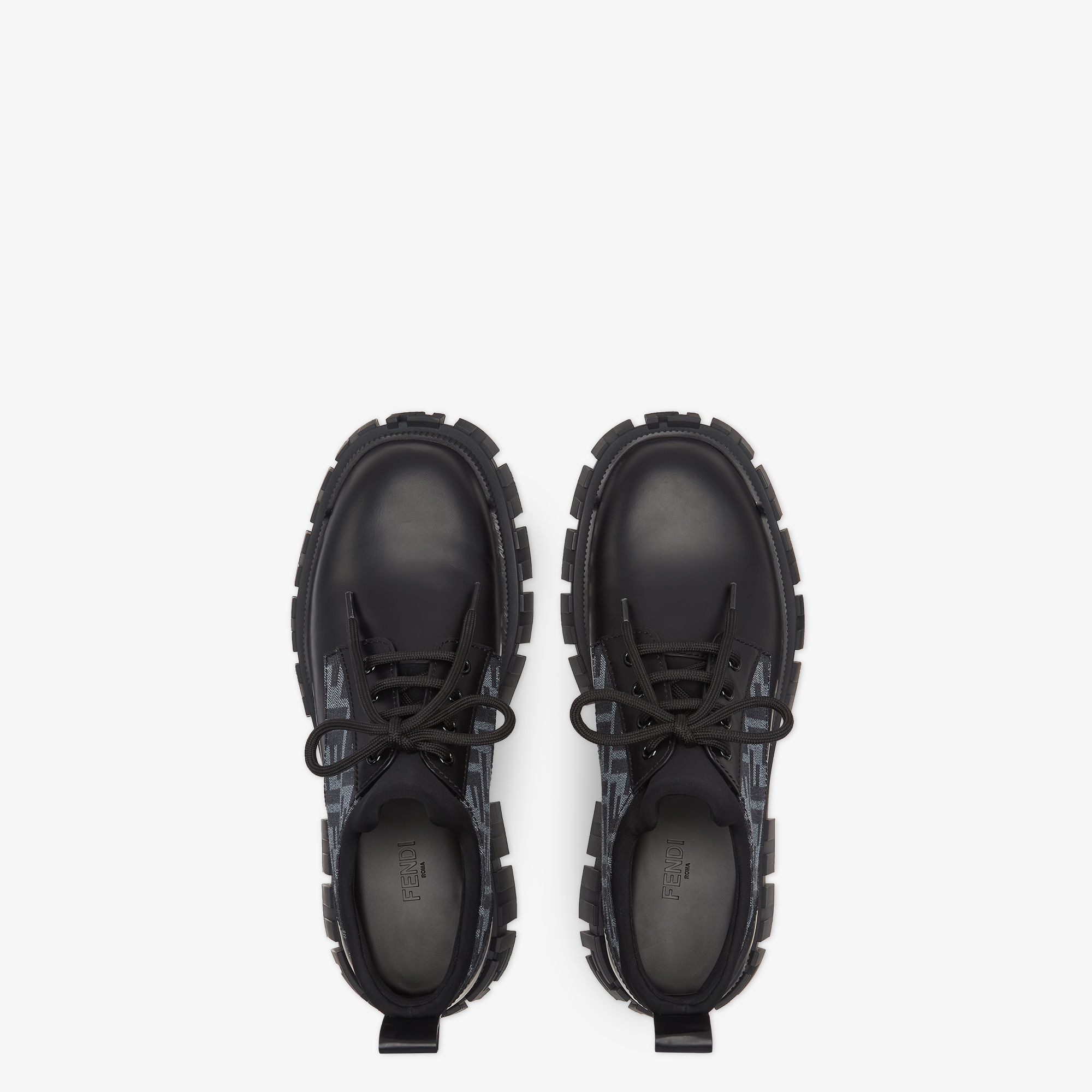 フェンディ フォース レースアップ レザー ブラック | Fendi フェンディ フォース レースアップ レザー ブラック | Fendi