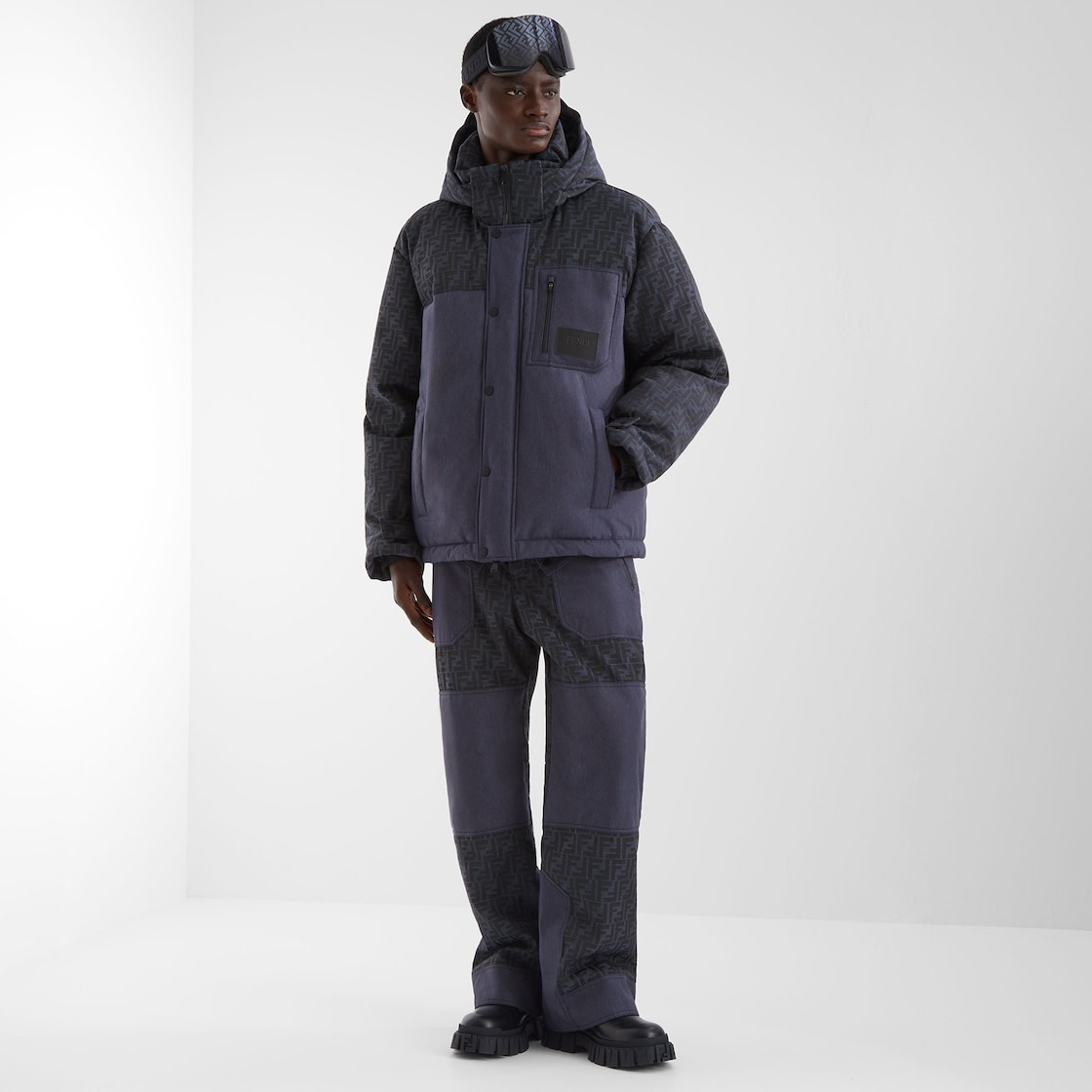 フェンディ フォース レースアップ レザー ブラック | Fendi フェンディ フォース レースアップ レザー ブラック | Fendi