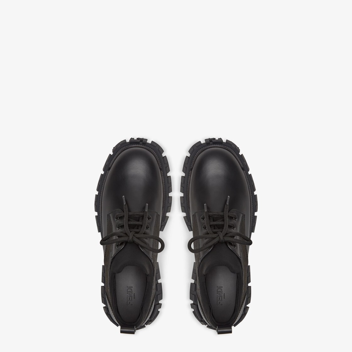 FENDI Force綁帶皮鞋