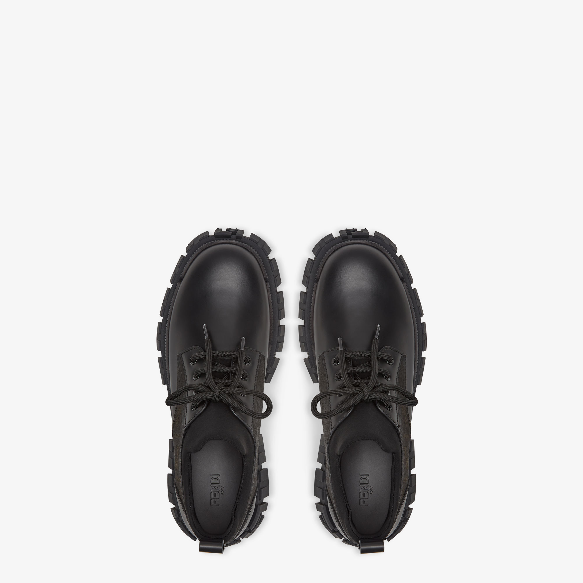 フェンディ フォース レースアップ レザー ブラック | Fendi フェンディ フォース レースアップ レザー ブラック | Fendi