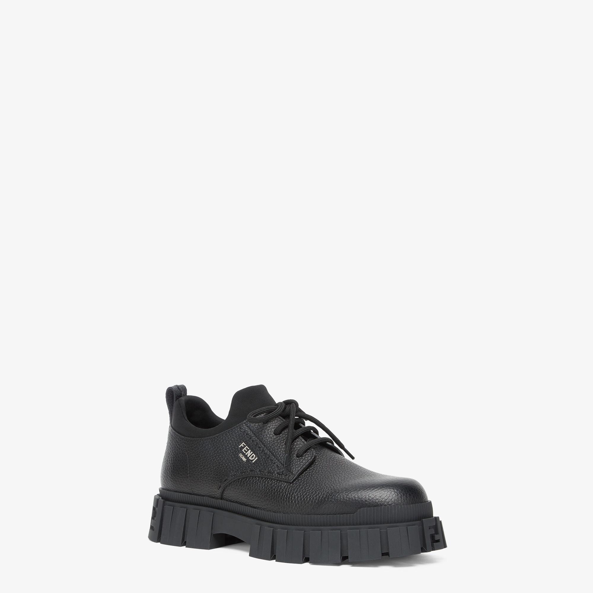 フェンディ フォース レースアップ レザー ブラック | Fendi フェンディ フォース レースアップ レザー ブラック | Fendi