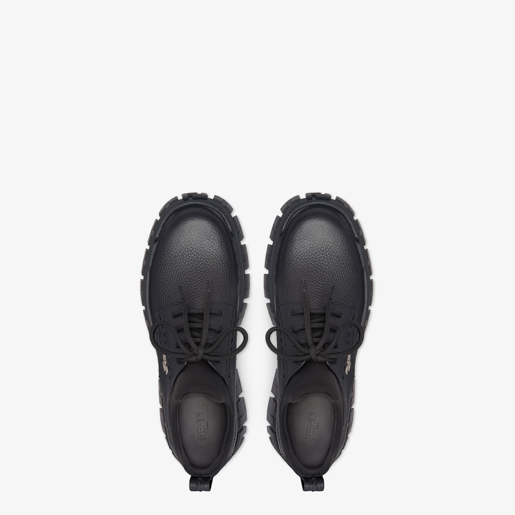 フェンディ フォース レースアップ レザー ブラック | Fendi フェンディ フォース レースアップ レザー ブラック | Fendi