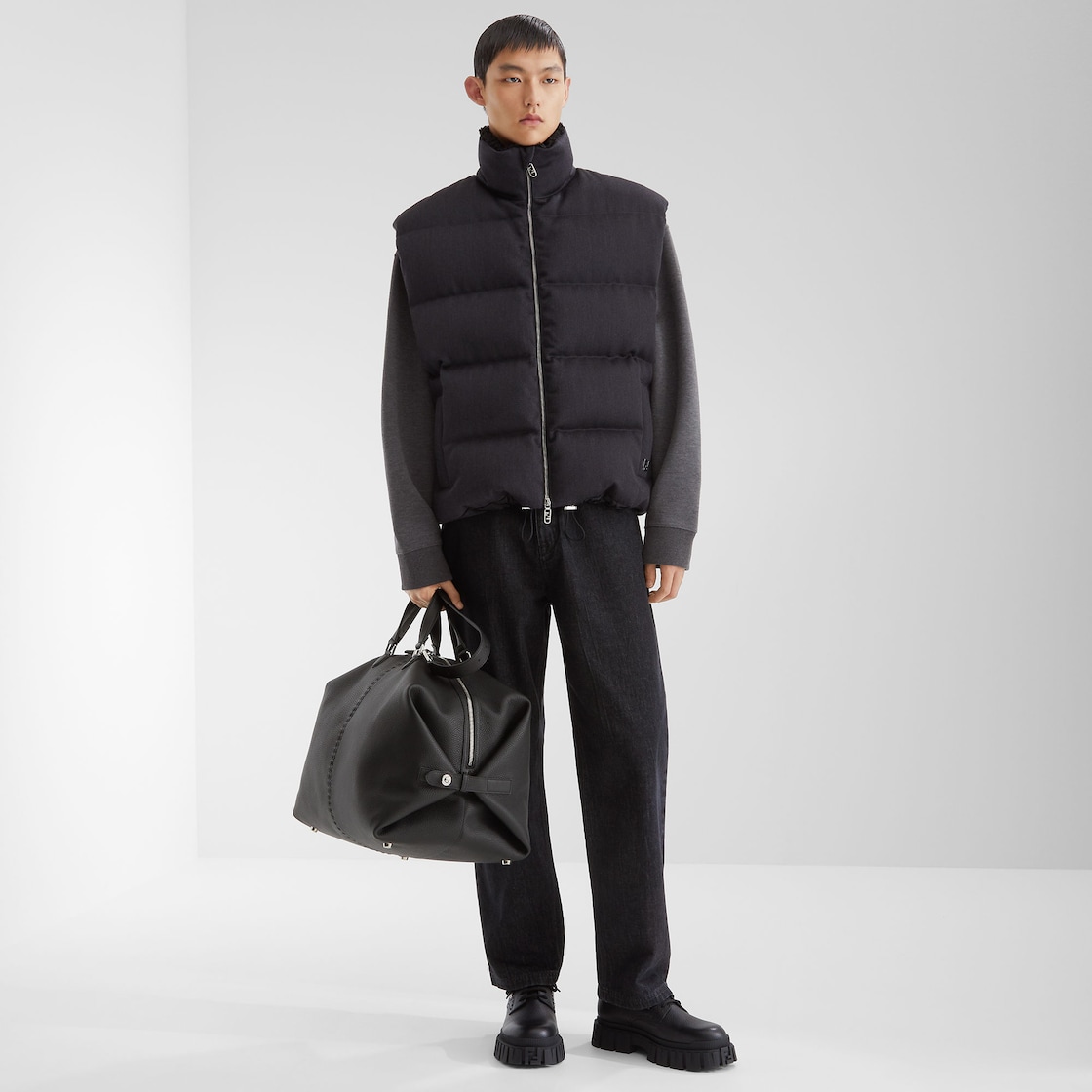 FENDI(フェンディ) / ジャージ/40/ポリエステル/ブラック/FAF069 FENDI(フェンディ) / ジャージ/40/ポリエステル/ブラック/FAF069
