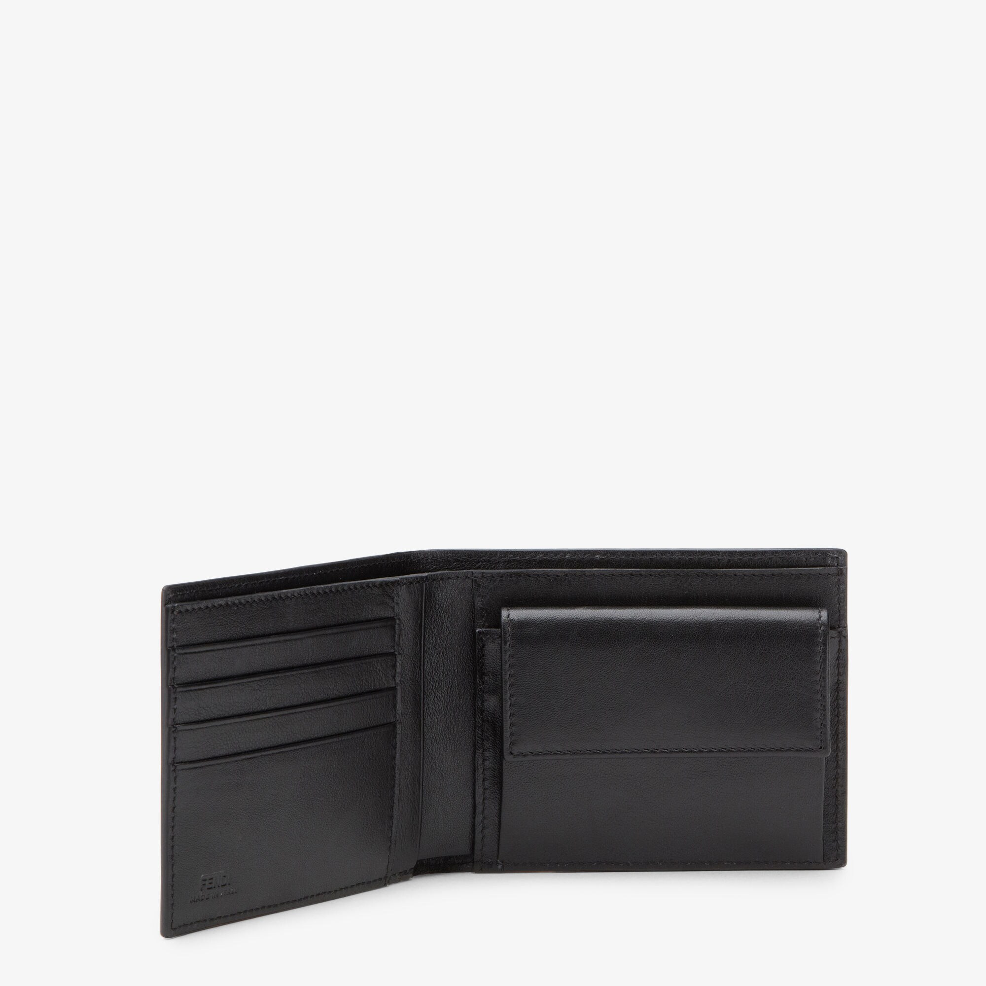 Fendi コインケース付き二つ折り財布 コインケース付き二つ折り財布 ファブリック ブラウン | Fendi