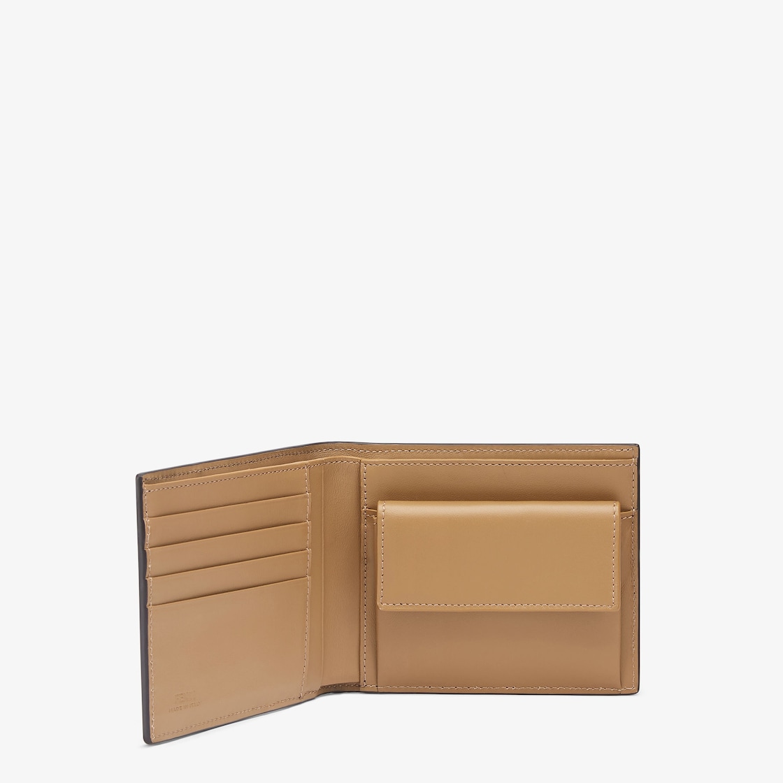 Wallet - Brown fabric bi-fold | Fendi