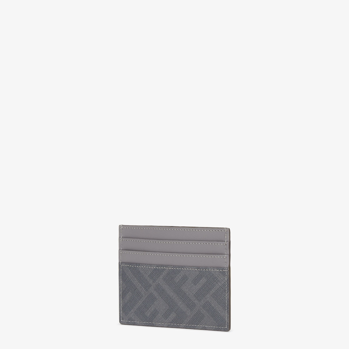 Fendi Diagonal Card Holder Fabric Grey - Image 2/3