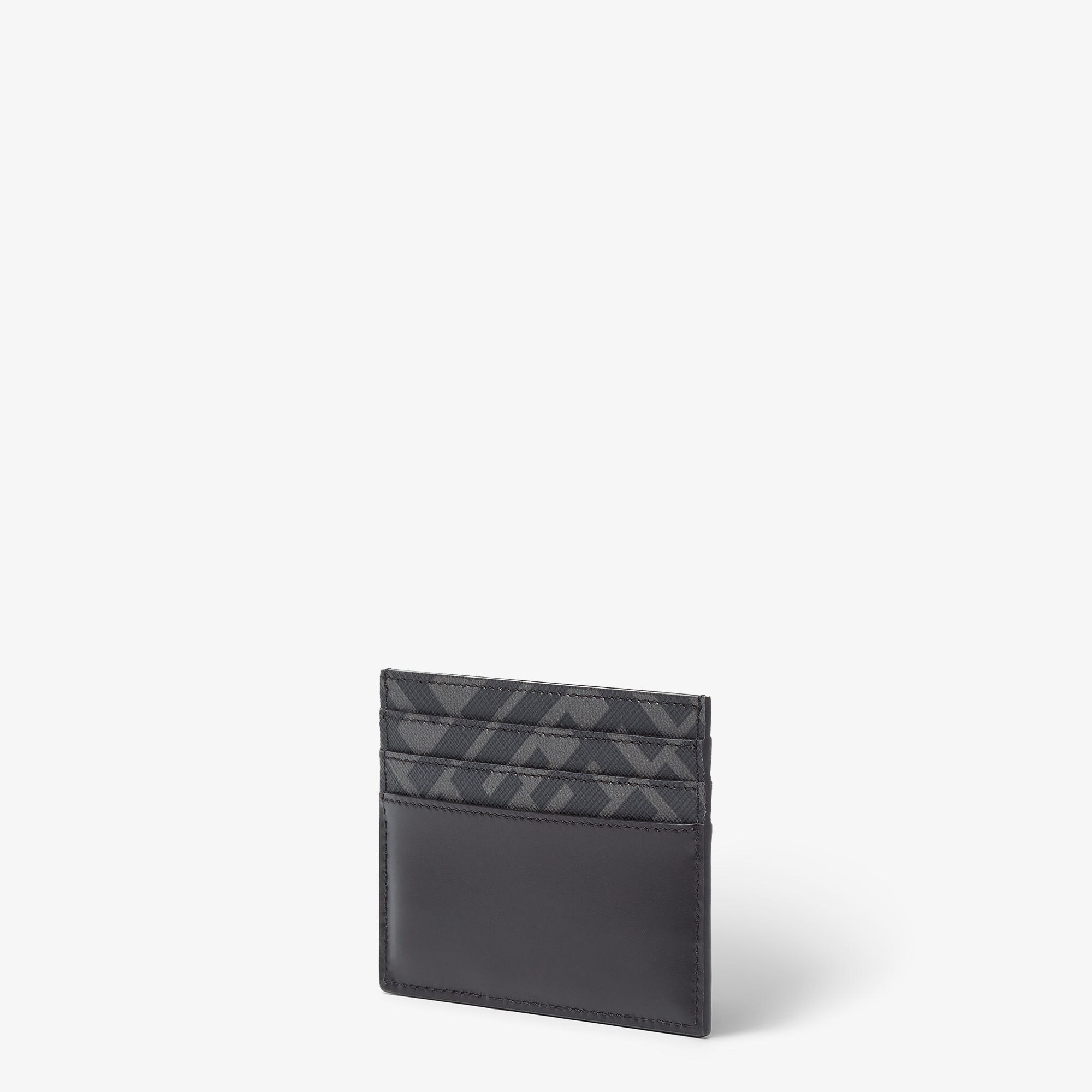 ★送料・関税込★FENDI★Leather Flat Card Case Black★ FF Squared Card Holder Leather Black | Fendi