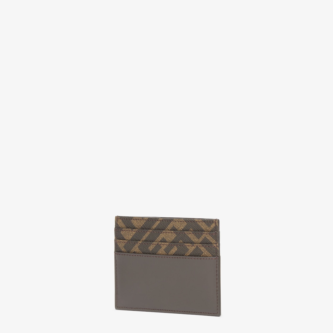 FF Squared Card Holder Leather Brown - Image 2/3