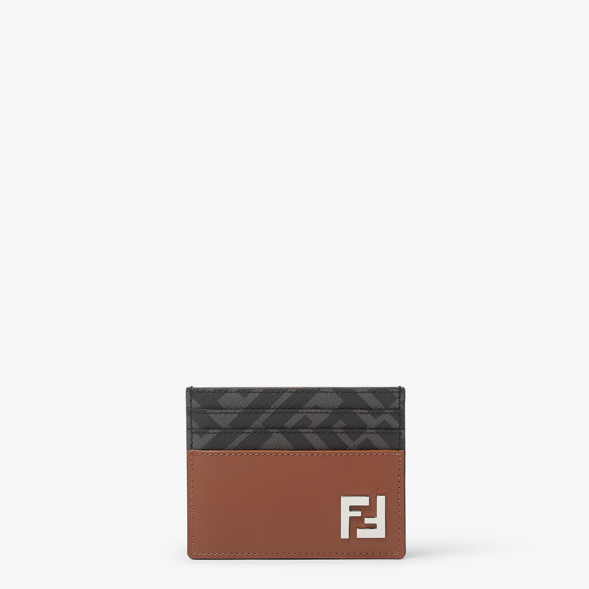 FFスクエア カードケース レザー ブラウン | Fendi