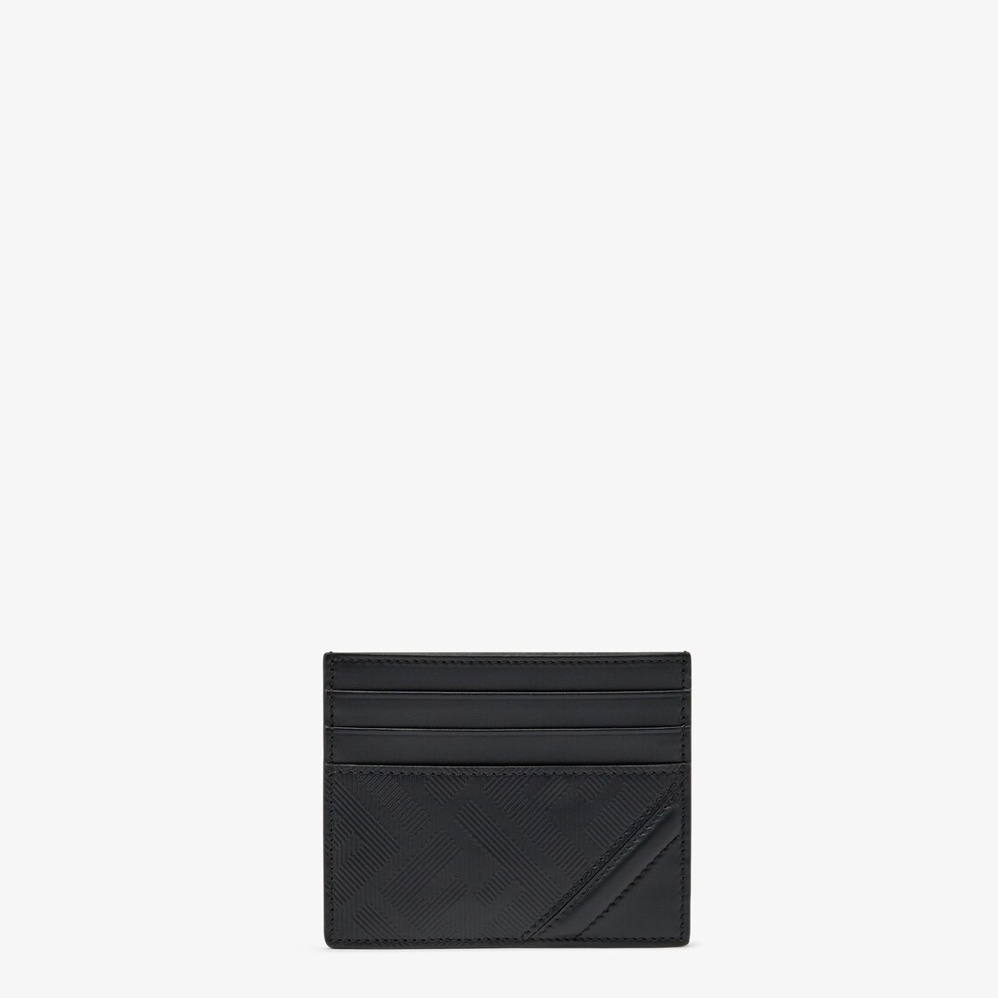 FENDI: Shadow wallet in leather with all-over FF monogram print