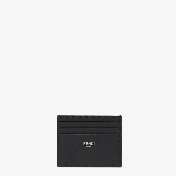 Fendi Selleria Card Holder In Black