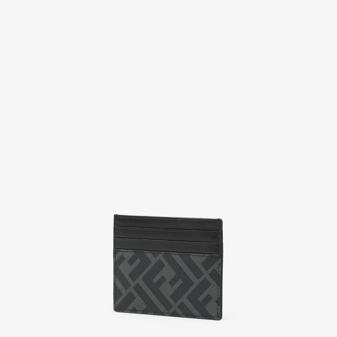 Fendi Eyes Card Holder Fabric Black - Image 2/3