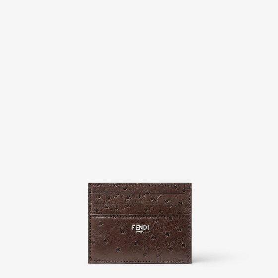 Fendi Card Holder In Brown