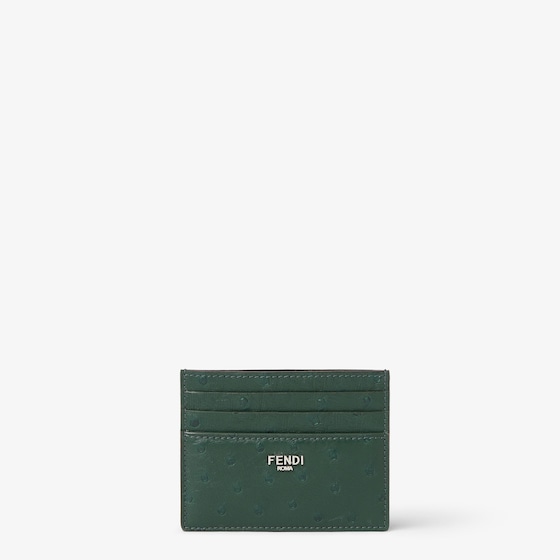 Fendi Card Holder In Green