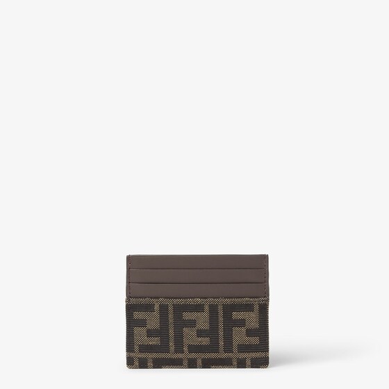 Fendi Ff Jacquard Card Holder