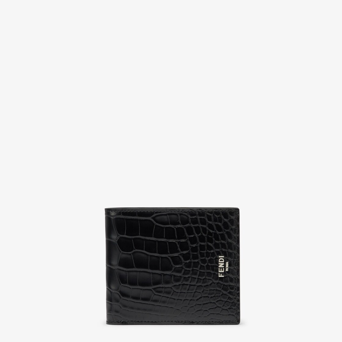 Fendi black leather wallet best sale