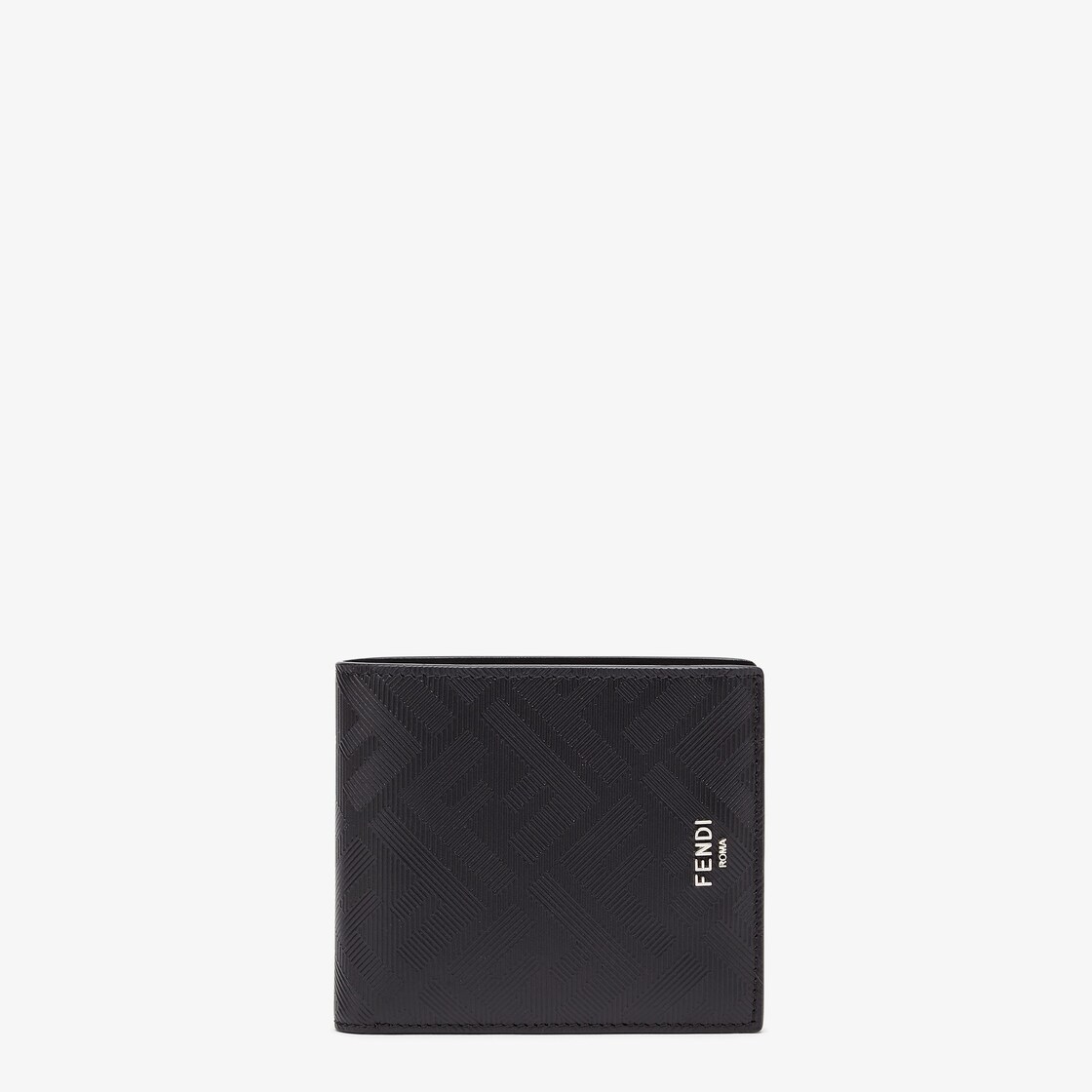 Fendi Shadow Wallet - Black and red leather bi-fold wallet