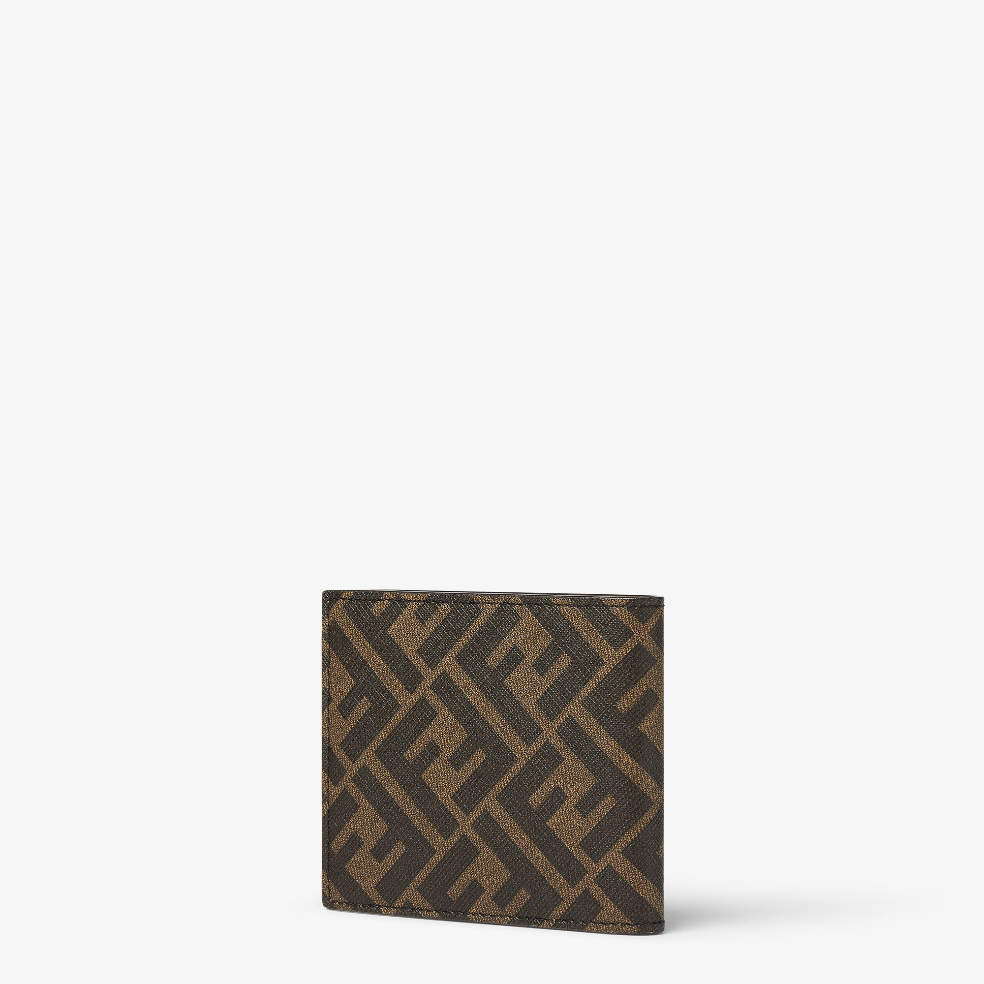 Fendi Diagonal Wallet Fabric Brown | Fendi